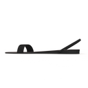 Gheta multifunctional active sandal side in anthracite and black – light, custom-fit, antibacterial and breathable.