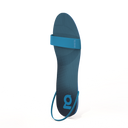 Gheta multifunctional active sandal front in dark and light blue – light, custom-fit, antibacterial and breathable.