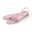 Gheta multifunctional lifestyle sandal and insole in pink – made from Italian leather, light, custom-fit and antibacterial.