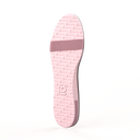 Gheta multifunctional lifestyle insole back in pink – made from Italian leather, light, custom-fit and antibacterial.