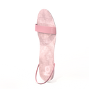 Gheta multifunctional lifestyle sandal front in pink – made from Italian leather, light, custom-fit and antibacterial.