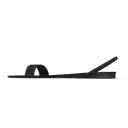 Gheta multifunctional travel sandal side in black – light, custom-fit and antibacterial.