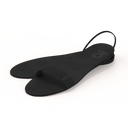 Gheta multifunctional travel sandal and insole in black – light, custom-fit and antibacterial.