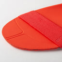 Gheta multifunctional travel sandal and insole front in light red with an easy-dry microfiber upper and flexible strap.