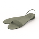 Gheta multifunctional travel sandal and insole in olive – light, custom-fit and antibacterial.