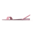 Gheta multifunctional travel sandal side in pink – light, custom-fit and antibacterial.