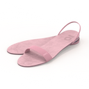 Gheta multifunctional travel sandal and insole in pink – light, custom-fit and antibacterial.