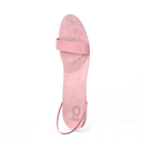 Gheta multifunctional travel sandal front in pink – light, custom-fit and antibacterial.