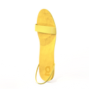 Gheta multifunctional travel sandal front in yellow – light, custom-fit and antibacterial.